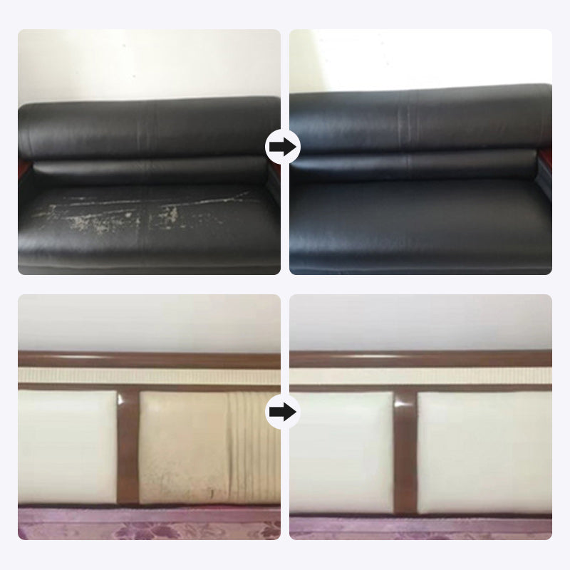 Self-adhesive leather refinisher