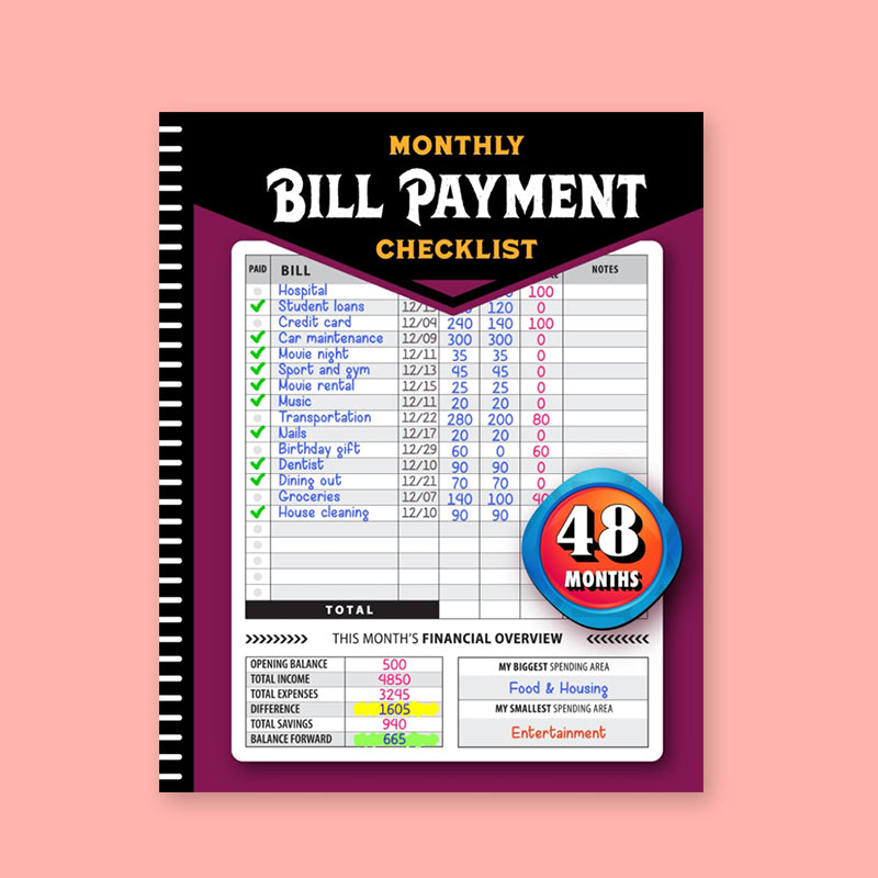 Payment Record Keeping Book
