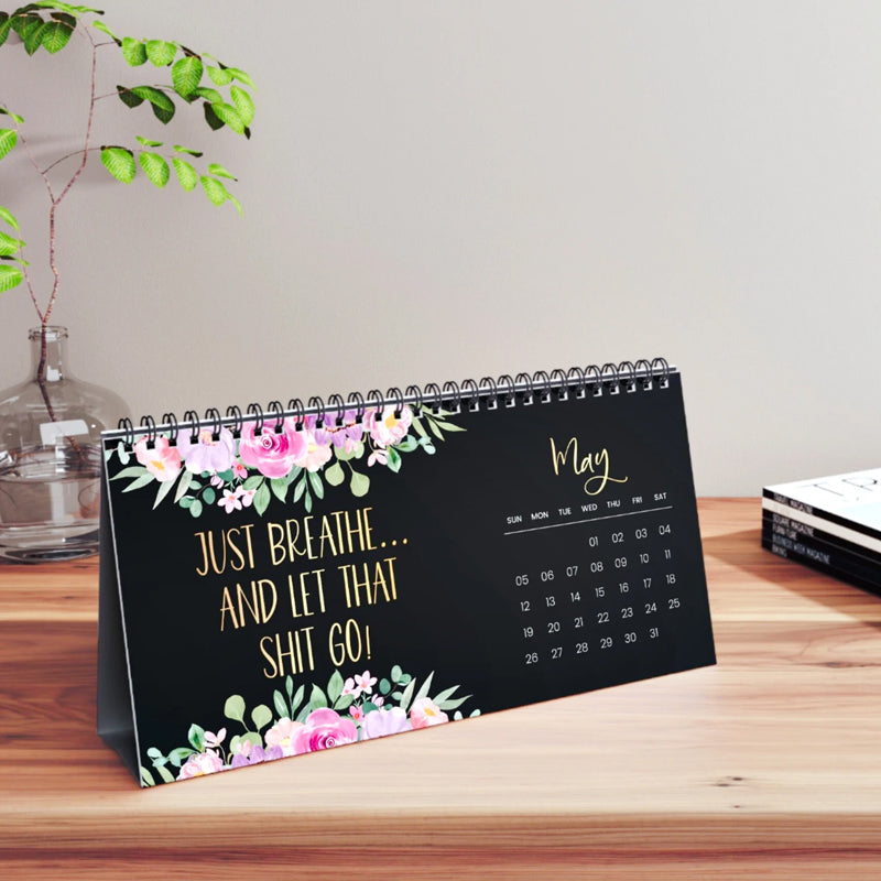 New 2025 Calendar with Fun Quotes and Planner