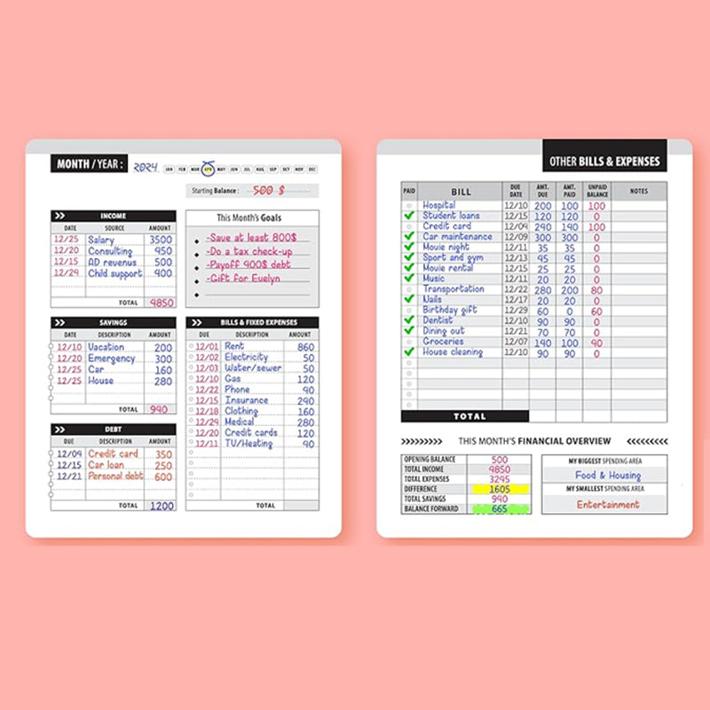 Payment Record Keeping Book