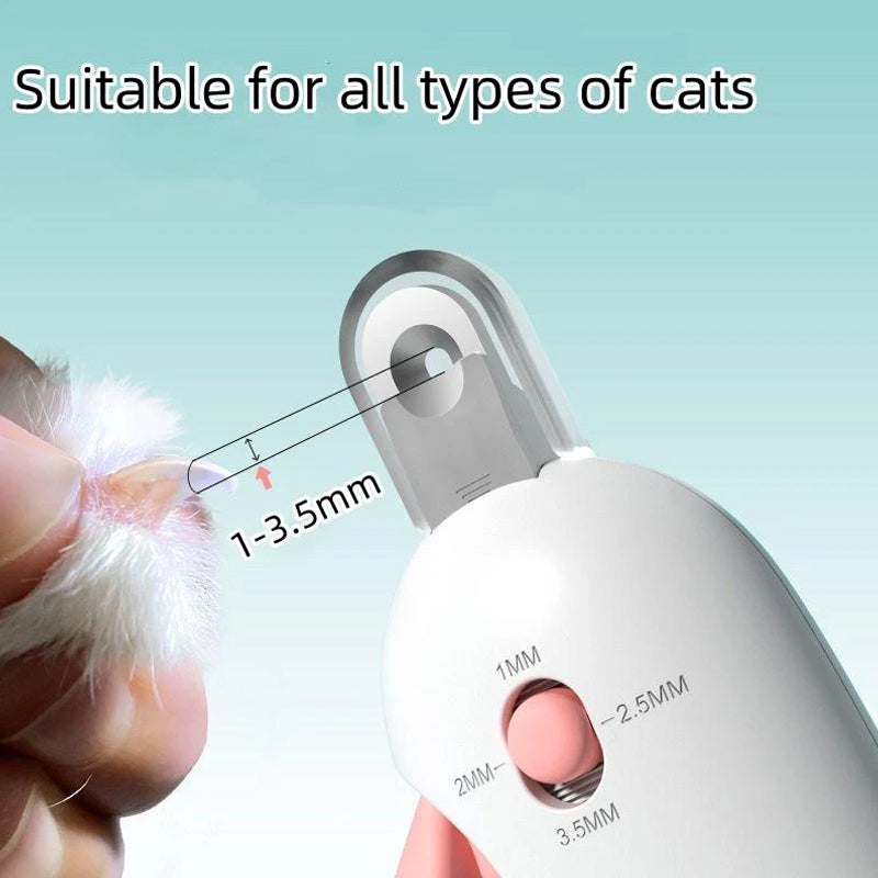 Cat Nail Clippers with Adjustable Aperture