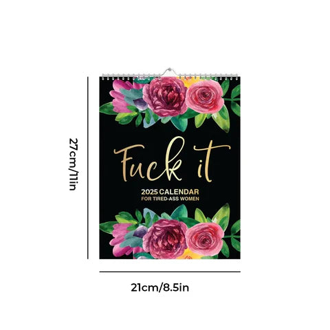 New 2025 Calendar with Fun Quotes and Planner