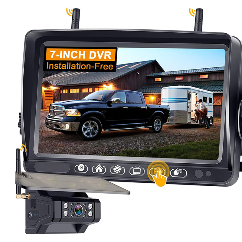 Sakerplus Magnetic Solar Wireless Backup Camera