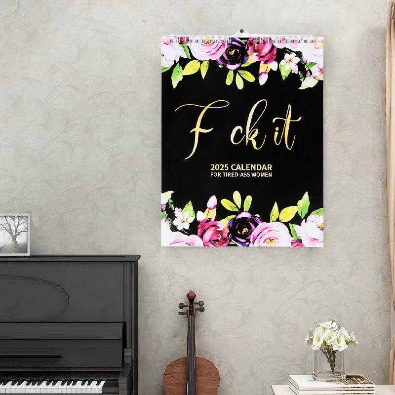 New 2025 Calendar with Fun Quotes and Planner