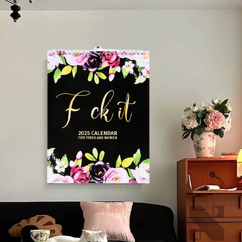 New 2025 Calendar with Fun Quotes and Planner
