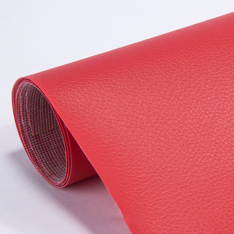 Self-adhesive leather refinisher