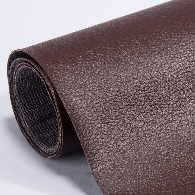 Self-adhesive leather refinisher