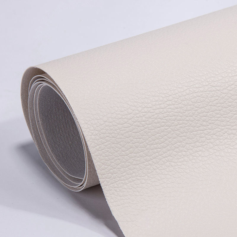 Self-adhesive leather refinisher