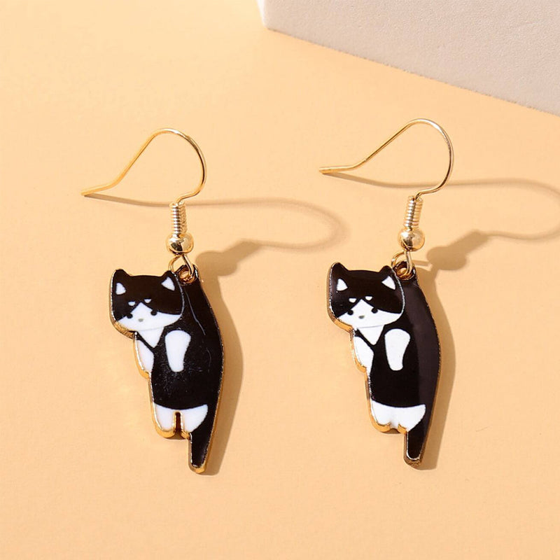 Dangling Cat Earrings