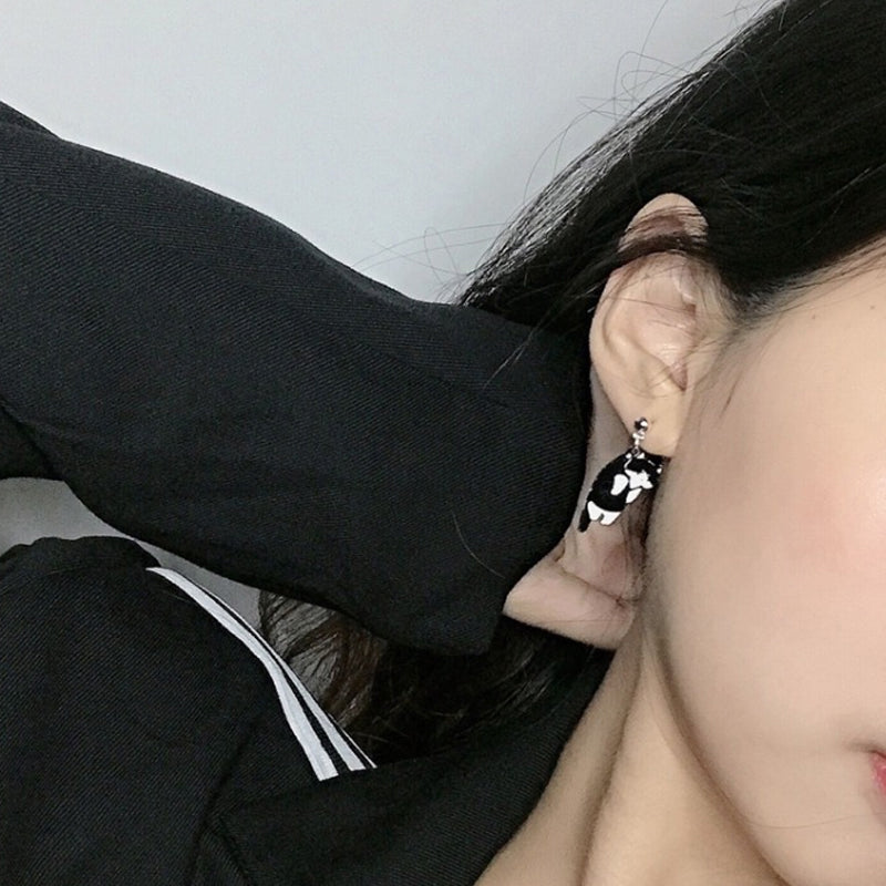 Dangling Cat Earrings