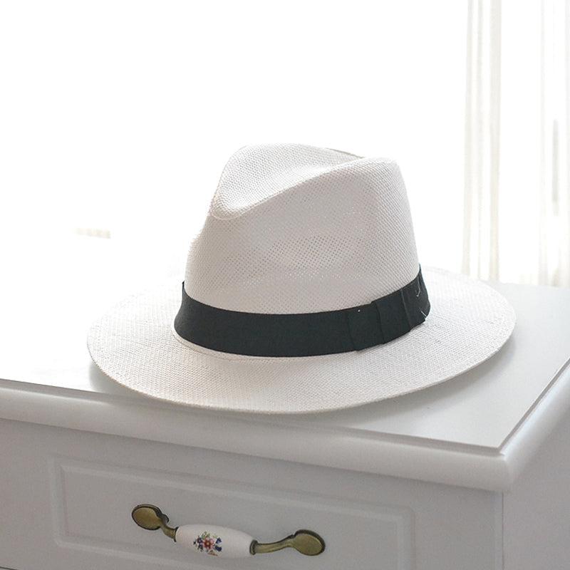 Unisex Classic Panama Hat-Delicate Hand Knitting