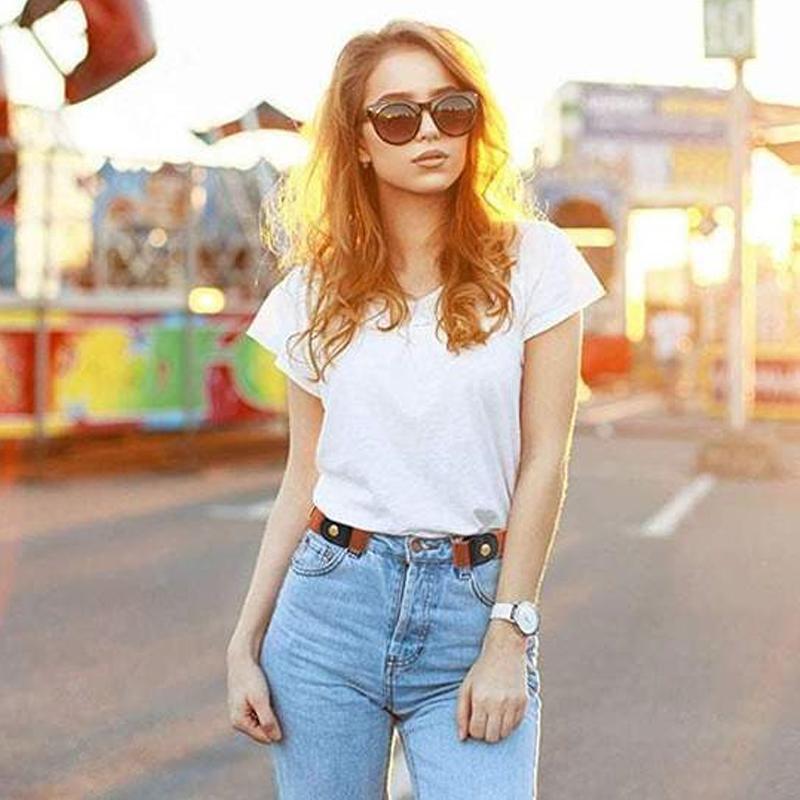 Lifesparkingā¢Buckle-free Invisible Elastic Waist Belts