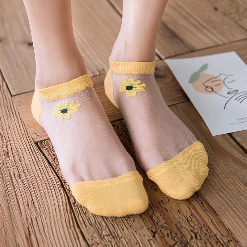 Summer Daisy Socks