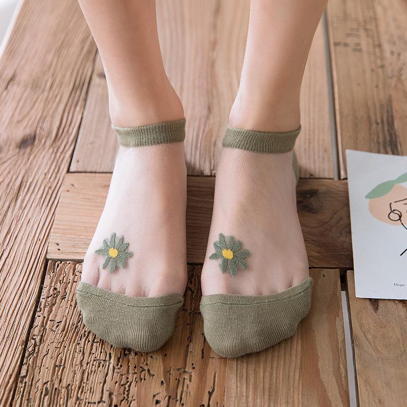 Summer Daisy Socks