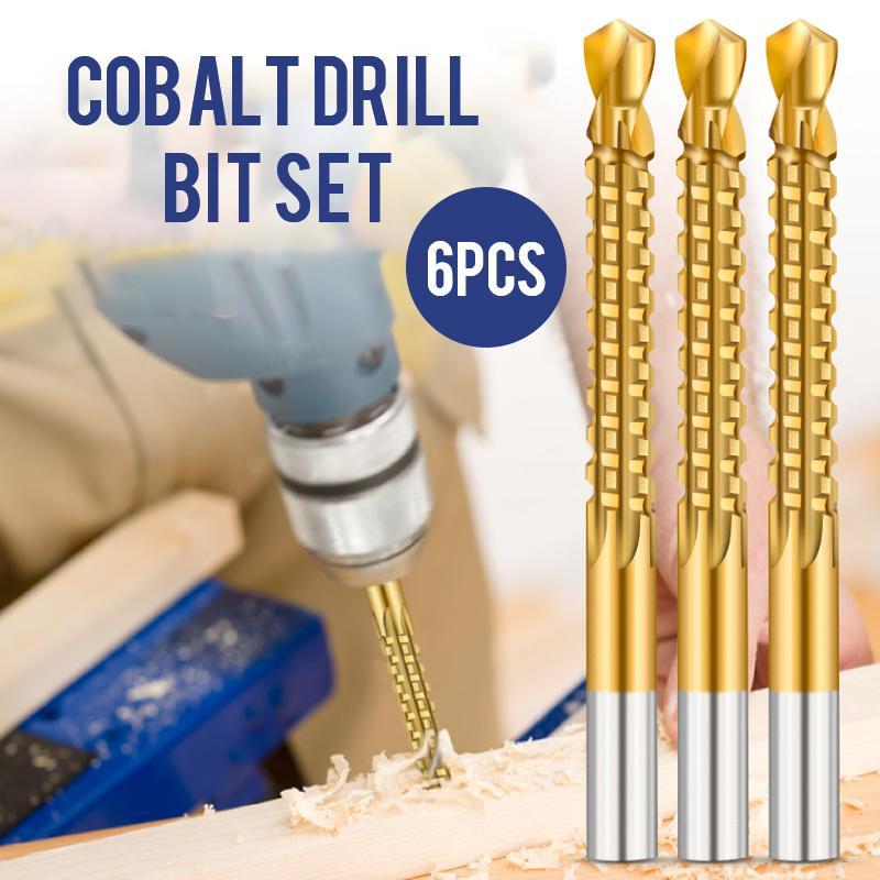 Titanium Twist Drill Bit Set(6 PCS)