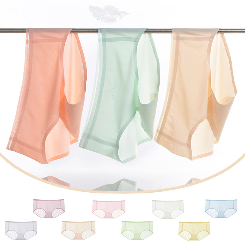 Sheer underwear made of ice silk