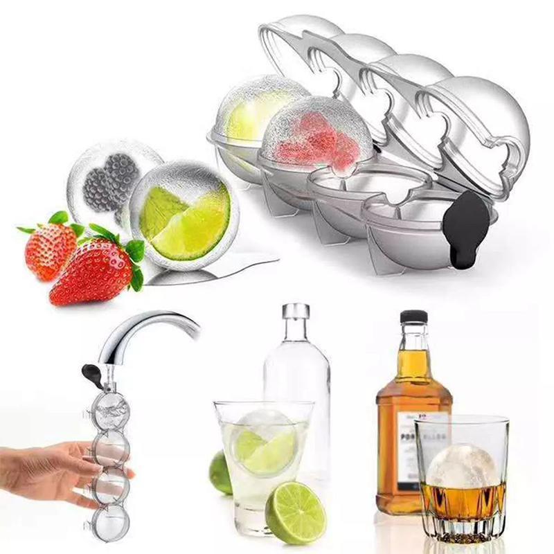 4-hole ice ball maker 4-hole ice box(Summer Essentials)