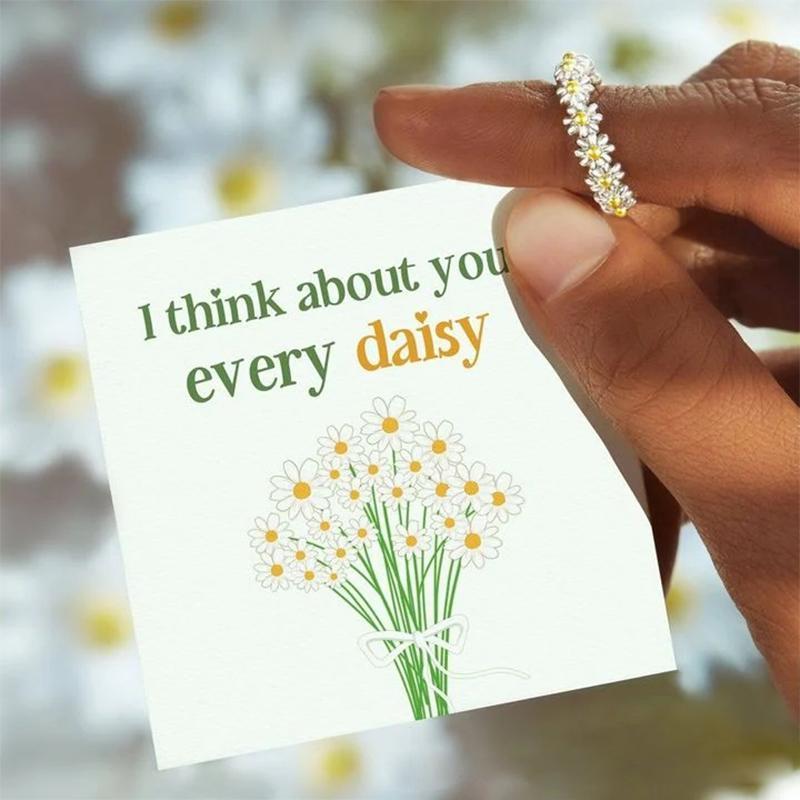 Lifesparking™Adjustable Daisy Ring