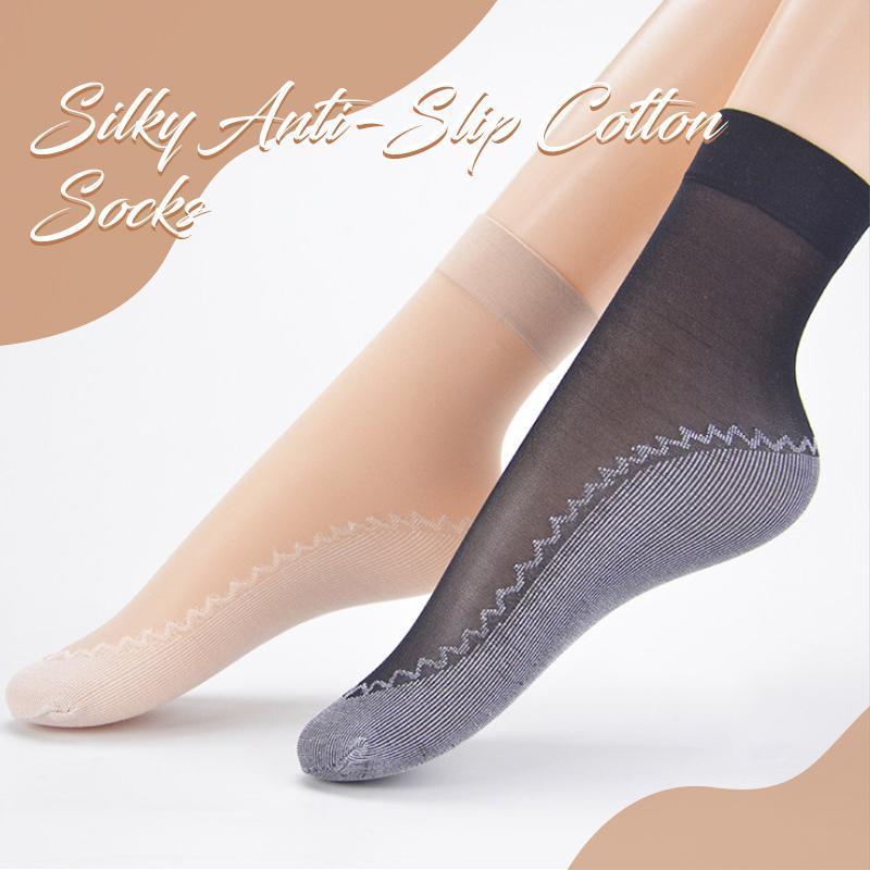 Breathable Silky Anti-Slip Socks