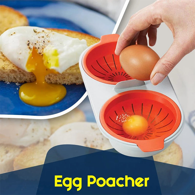 Portable egg cooker for microwave