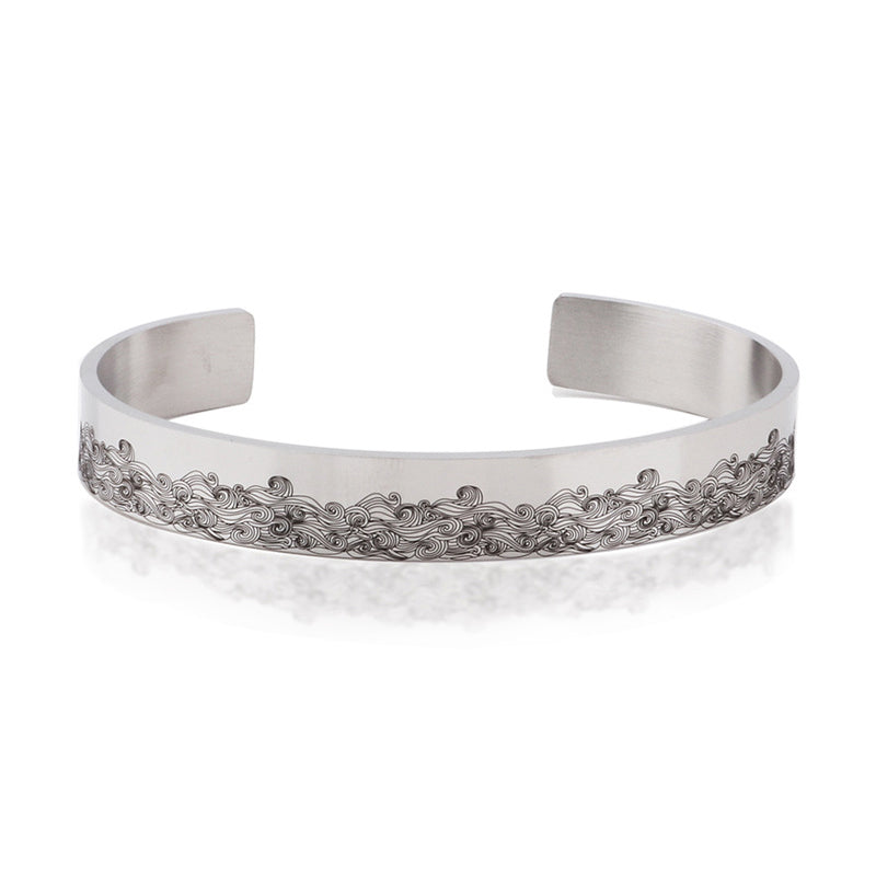 Lifesparking™Stainless Steel Open Sea Wave Bracelet