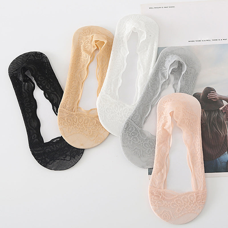 Lace No Show Liner Socks for Women