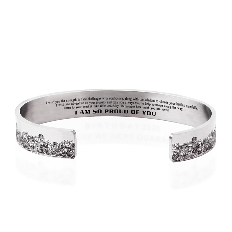 Lifesparking™Stainless Steel Open Sea Wave Bracelet