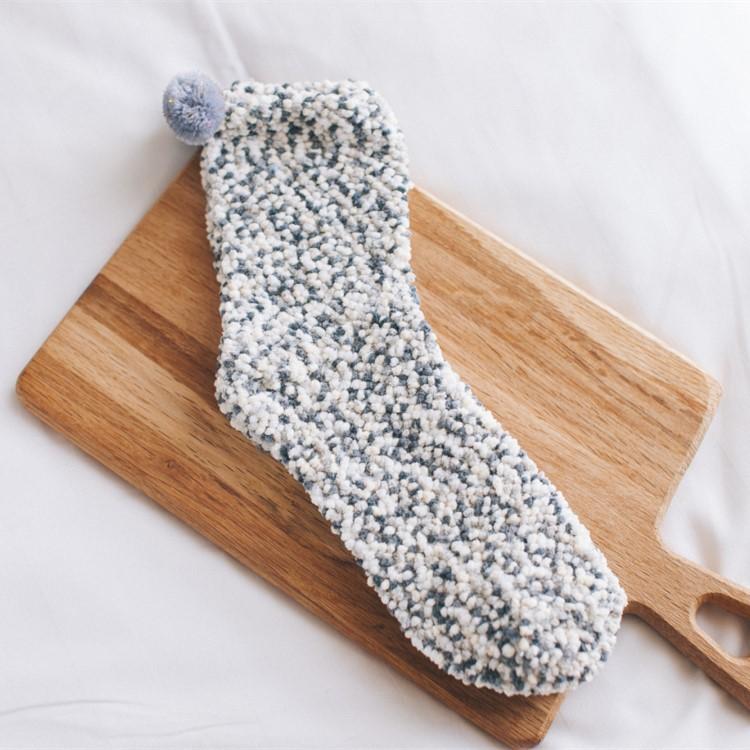 🎅EARLY Christmas SALE-❄Cute Winter Cupcake fluffy comfy Slippers Socks🧦