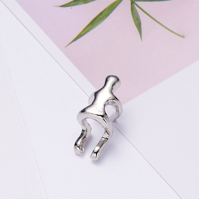 Climbing Figure Ear Cuff