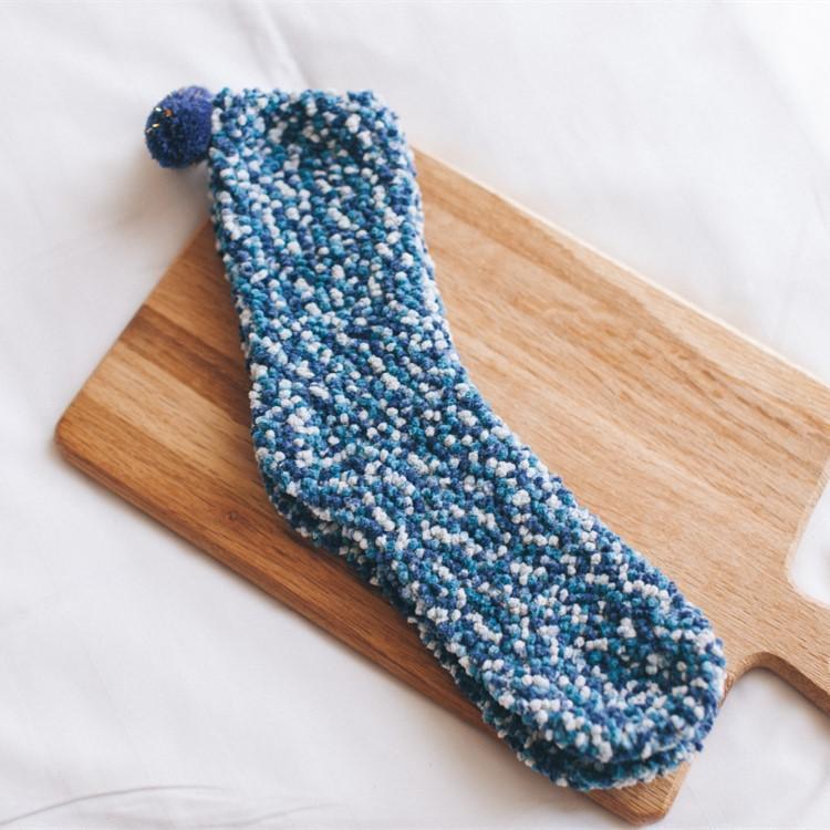 🎅EARLY Christmas SALE-❄Cute Winter Cupcake fluffy comfy Slippers Socks🧦
