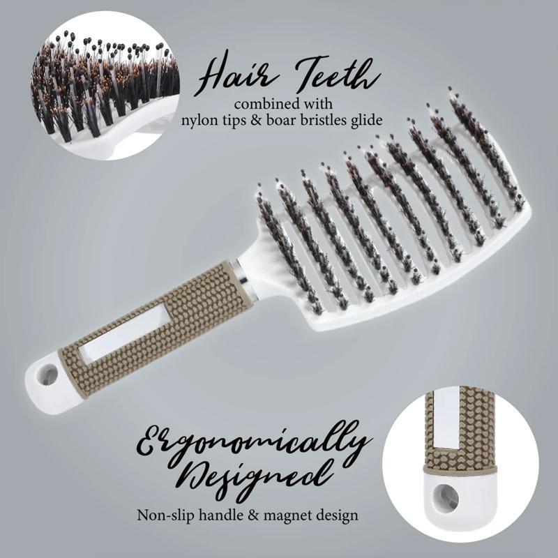 Nylon And Natural Bristles Brush