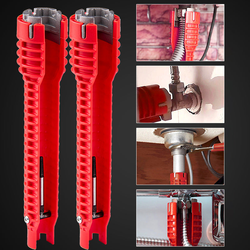 8-in-1 Sink Multi-water Pipe Wrench