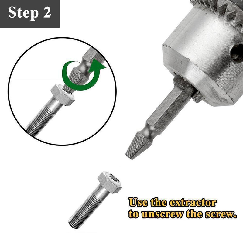 Damaged Screw Extractor (Set of 4)