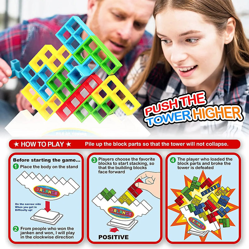 🔥👨👩👧👦Swing Stack Up Kids Balance Toy