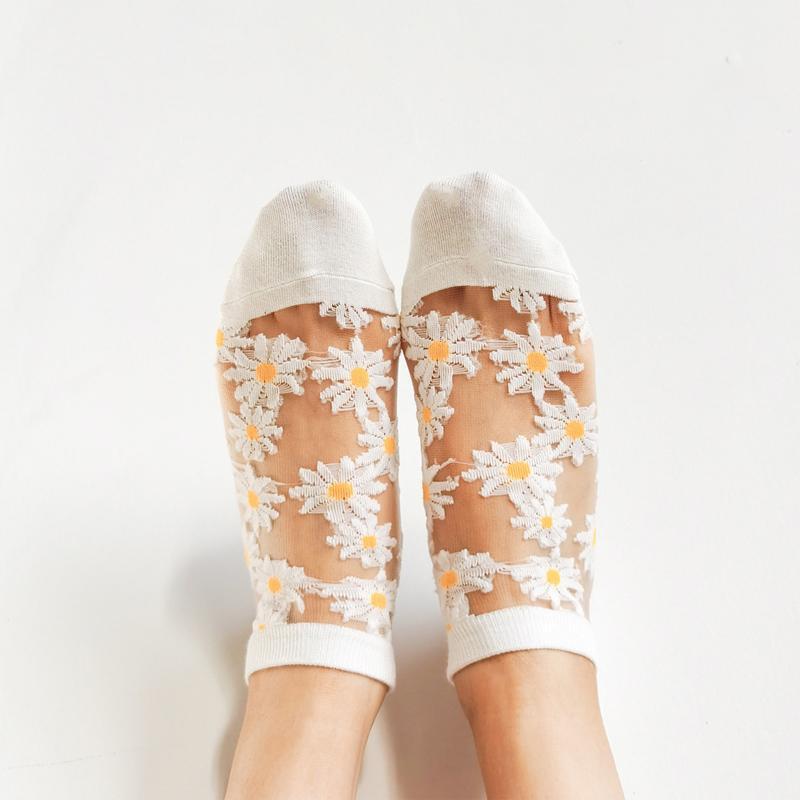Summer Daisy Socks