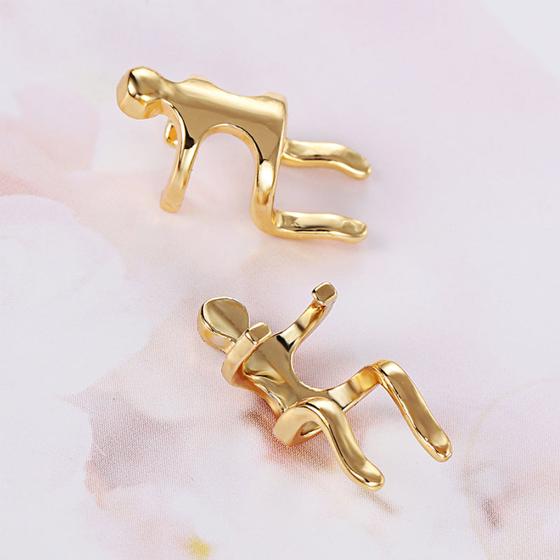 Climbing Figure Ear Cuff