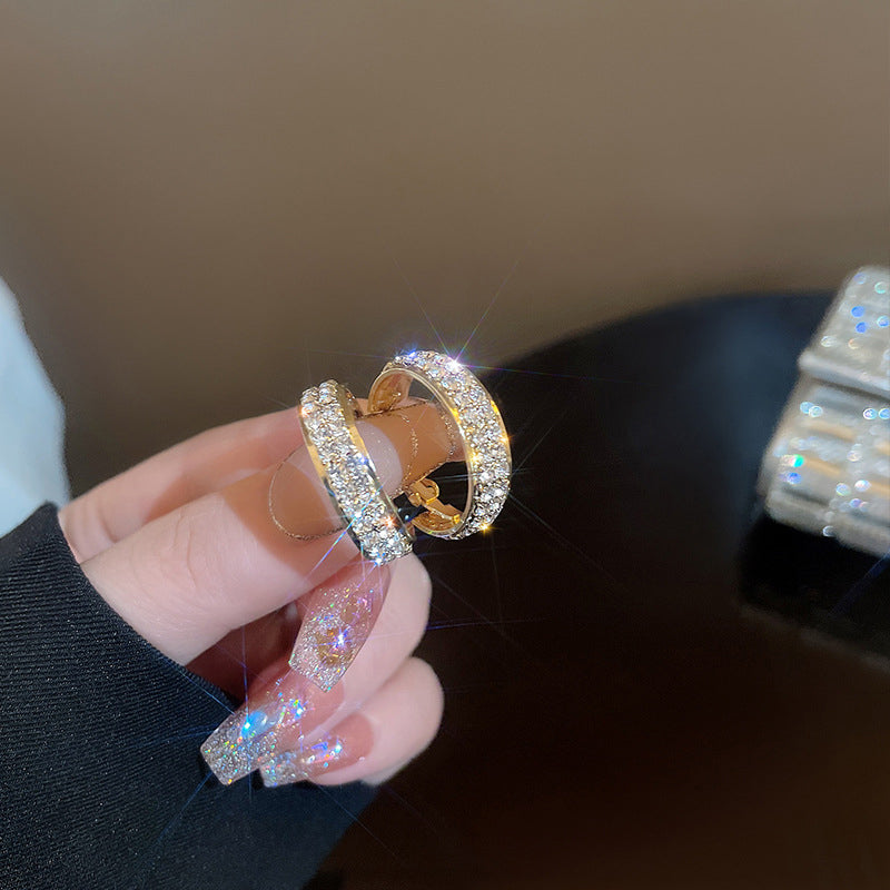 Sparkle Small Hoop Earrings