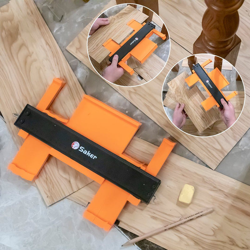 Saker® Contour Gauge Profile Tool -Precisely Copy Irregular Shape Duplicator