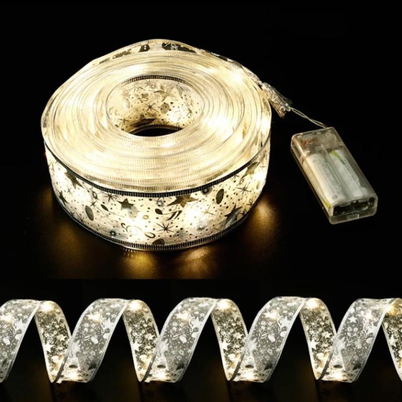 Clearance Sale💥Christmas Ribbon Fairy Lights