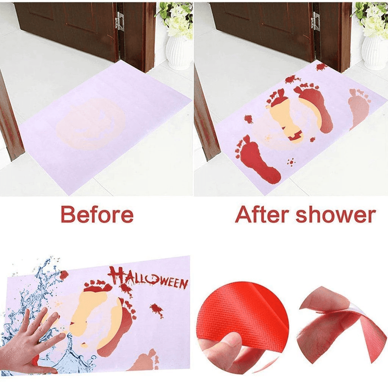 Bloody Color Changing Bath Mat