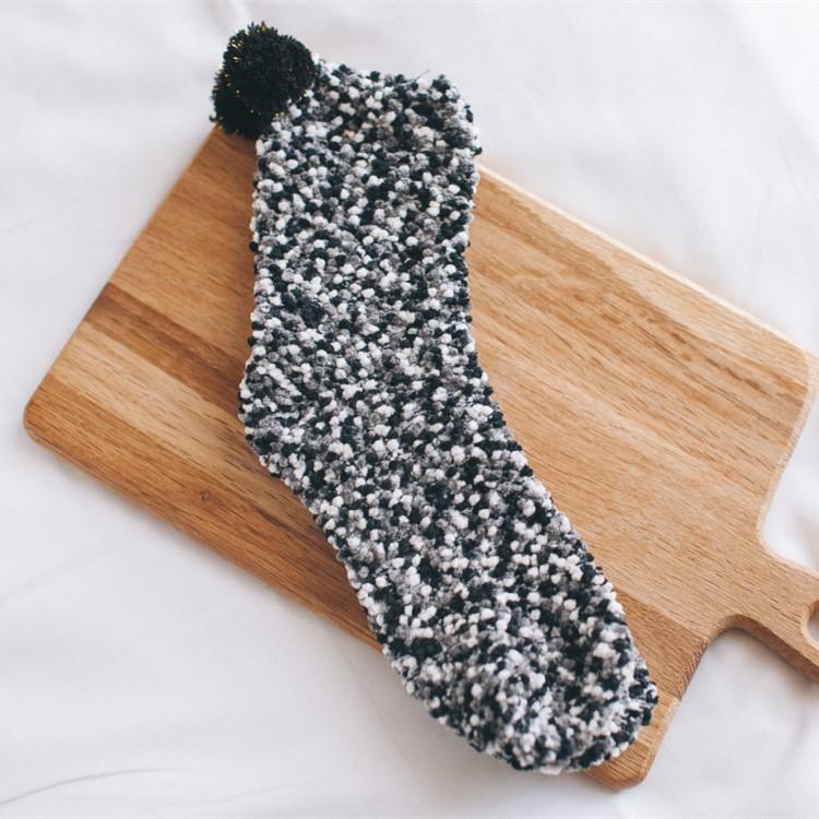 🎅EARLY Christmas SALE-❄Cute Winter Cupcake fluffy comfy Slippers Socks🧦