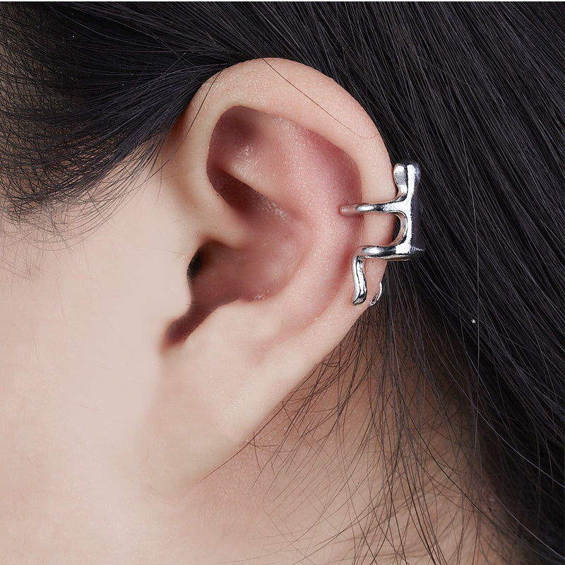Climbing Figure Ear Cuff