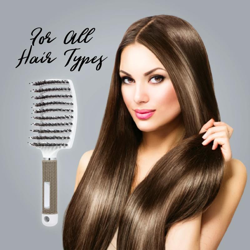 Nylon And Natural Bristles Brush
