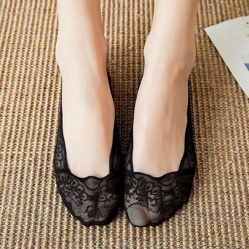 Lace No Show Liner Socks for Women