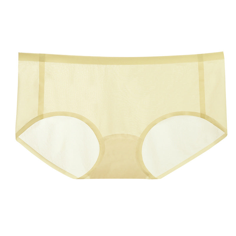 Sheer underwear made of ice silk