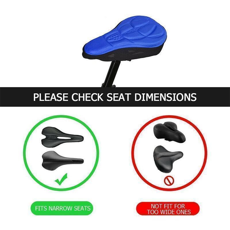 Lifesparking 3D Silicone Soft Bike Seat Saddle Cover