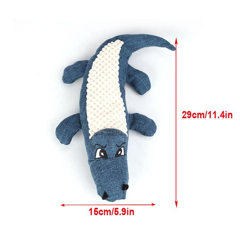 Pet Crocodile Squeaking Chew Toys