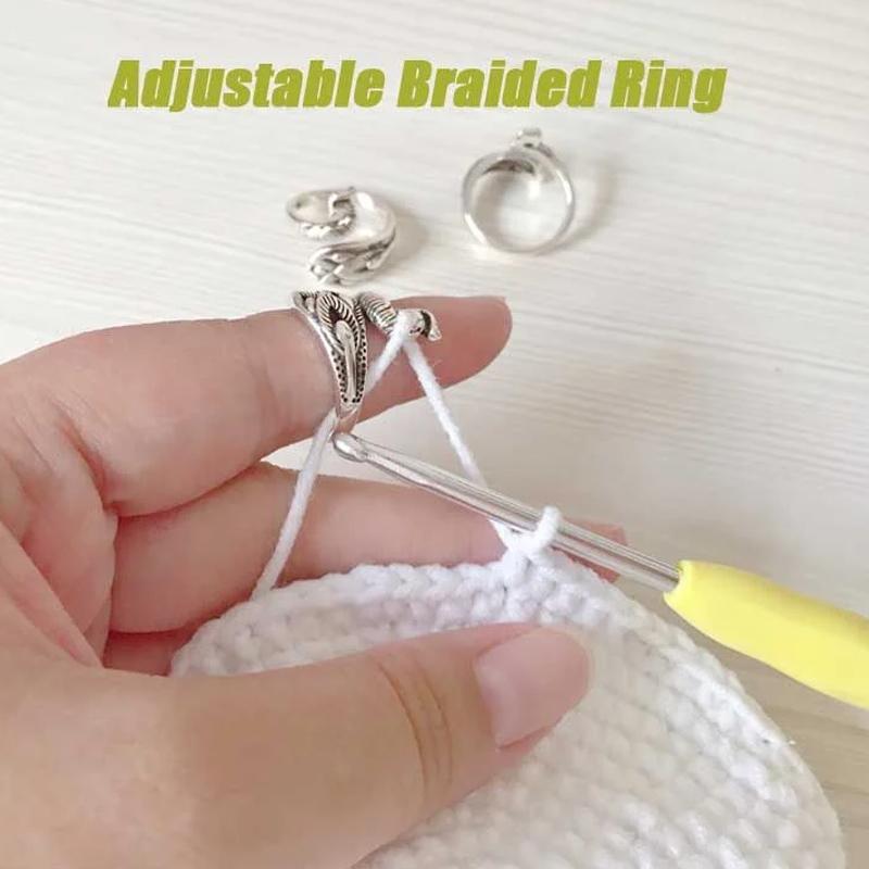 Knitting Crochet Yarn Guide Ring