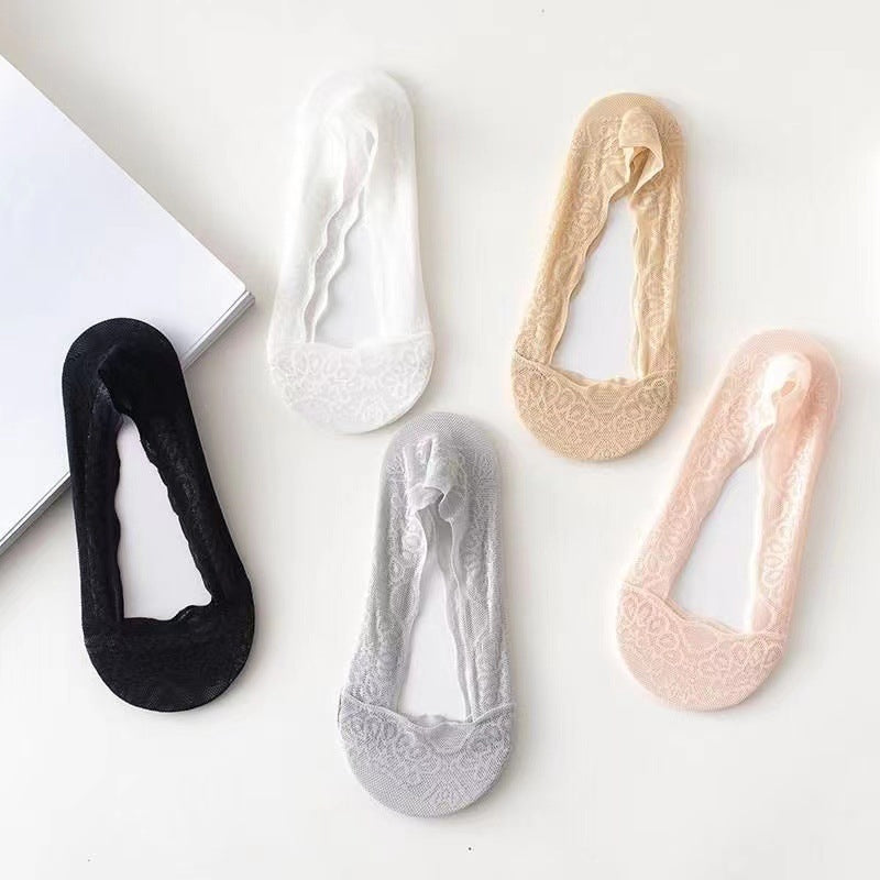 Lace No Show Liner Socks for Women