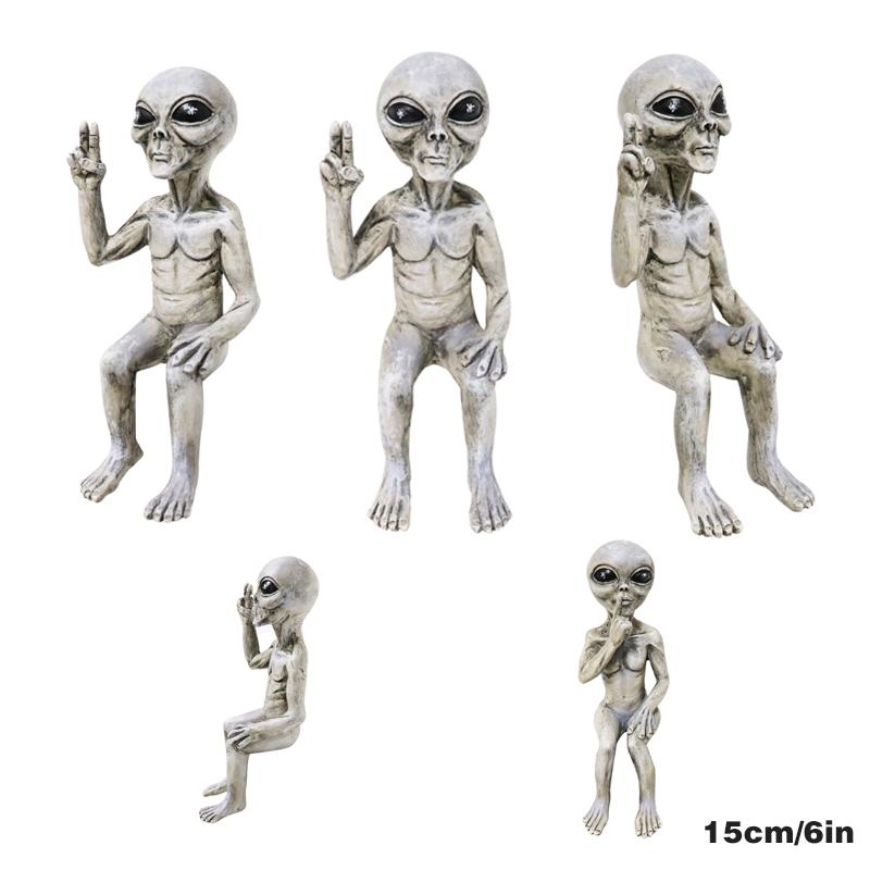 Garden Statue Alien